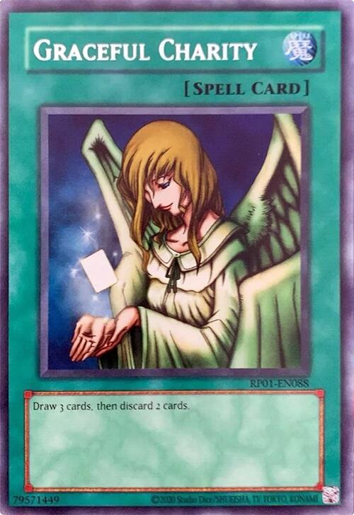 Graceful Charity [RP01-EN088] Rare Yu-Gi-Oh!