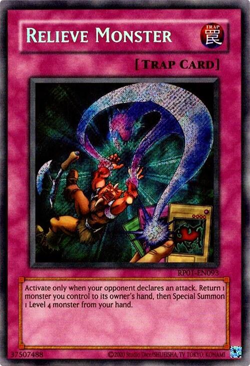 Relieve Monster [RP01-EN093] Secret Rare Yu-Gi-Oh!
