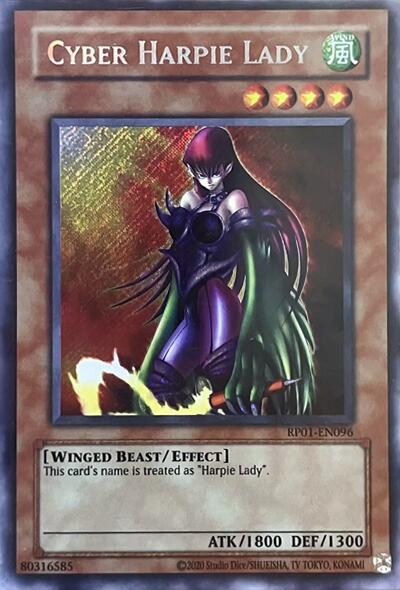 Cyber Harpie Lady [RP01-EN096] Secret Rare Yu-Gi-Oh!
