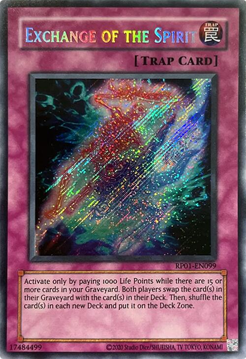 Exchange of the Spirit [RP01-EN099] Secret Rare Yu-Gi-Oh!