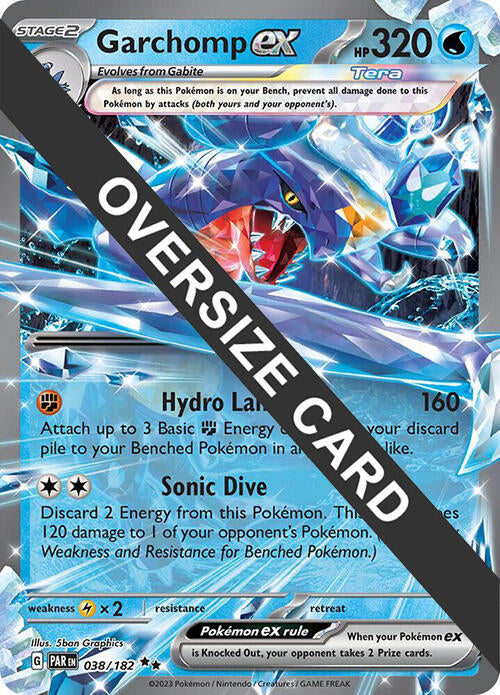 Garchomp ex (038) (Jumbo Card) [Scarlet & Violet: Black Star Promos] Pokémon