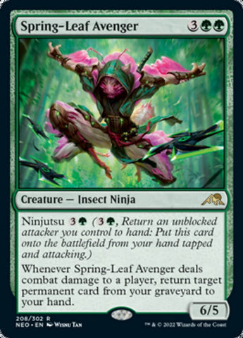 Spring-Leaf Avenger [Kamigawa: Neon Dynasty] Magic: The Gathering