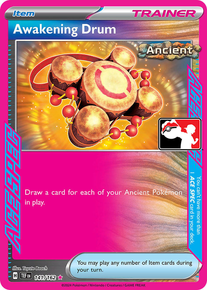 Awakening Drum (141/162) [Prize Pack Series Five] Pokémon