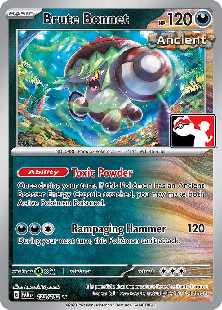 Brute Bonnet (123/182) [Prize Pack Series Five] Pokémon