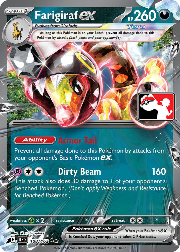 Farigiraf ex (108/162) [Prize Pack Series Five] Pokémon