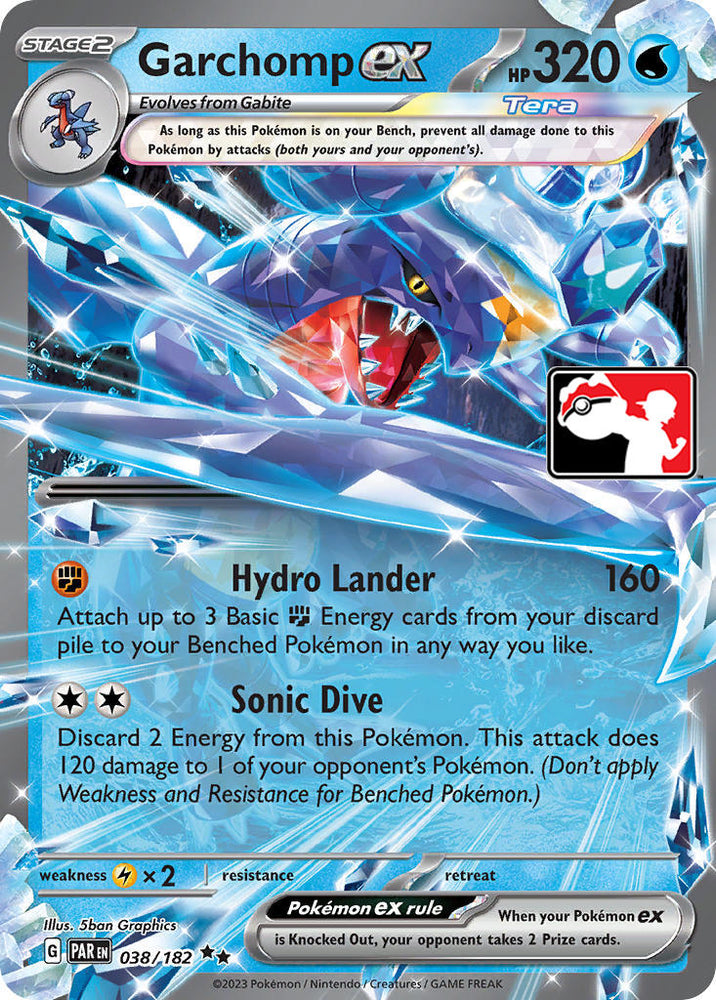 Garchomp ex (038/182) [Prize Pack Series Five] Pokémon