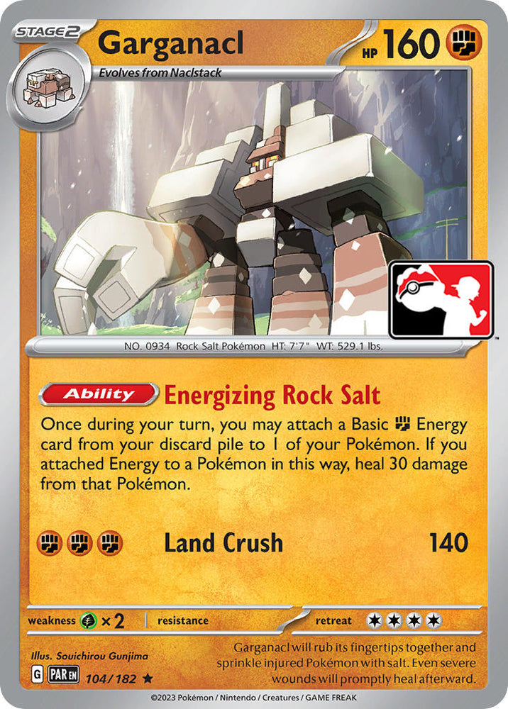 Garganacl (104/182) [Prize Pack Series Five] Pokémon