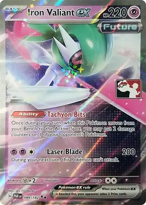 Iron Valiant ex (089/182) [Prize Pack Series Five] Pokémon