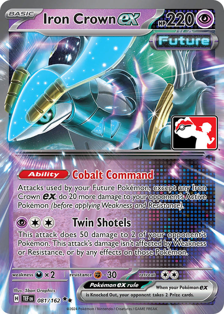 Iron Crown ex (081/162) [Prize Pack Series Five] Pokémon