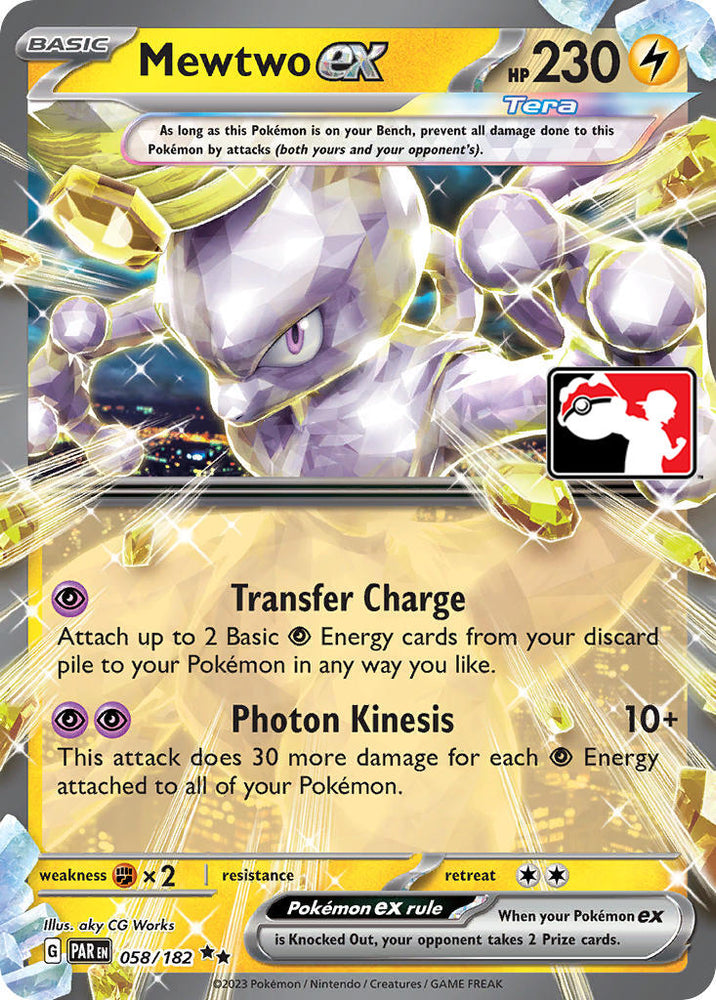 Mewtwo ex (058/182) [Prize Pack Series Five] Pokémon