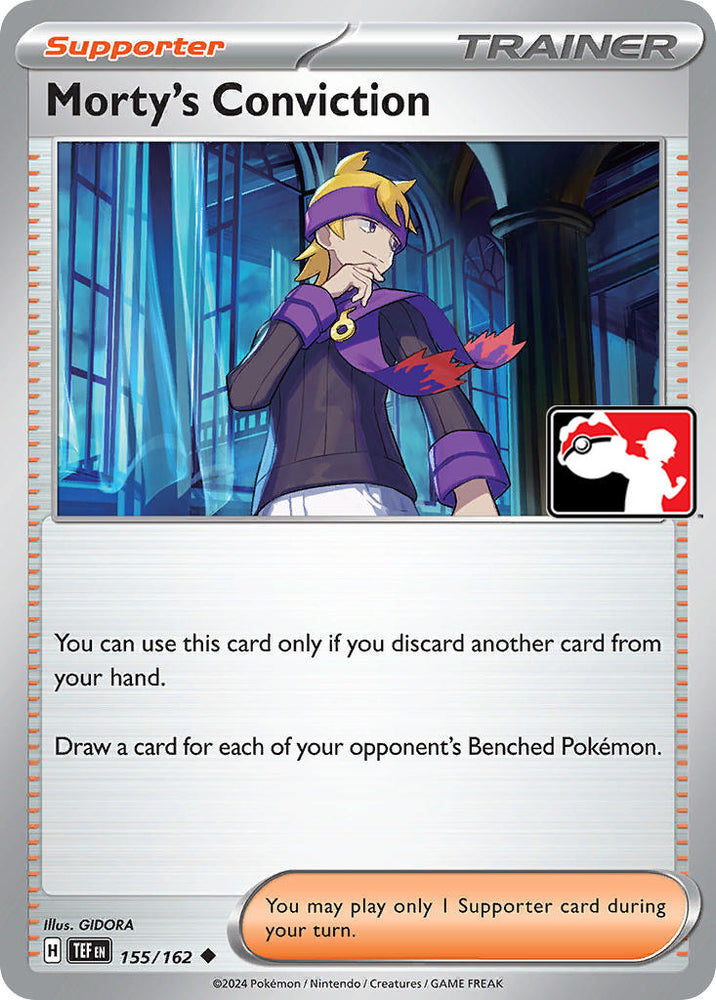 Morty's Conviction (155/162) [Prize Pack Series Five] Pokémon