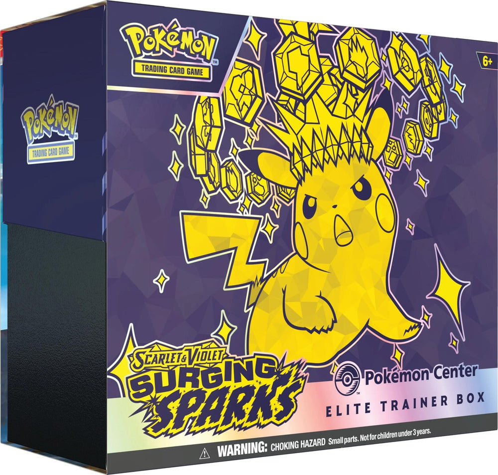 Scarlet & Violet: Surging Sparks - Elite Trainer Box (Pokemon Center Exclusive) Pokémon