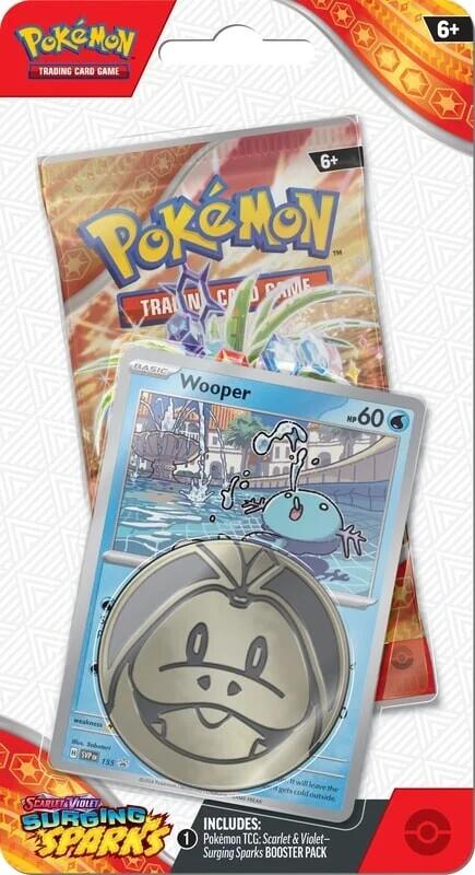 Scarlet & Violet: Surging Sparks - Single Pack Blister (Wooper) Pokémon