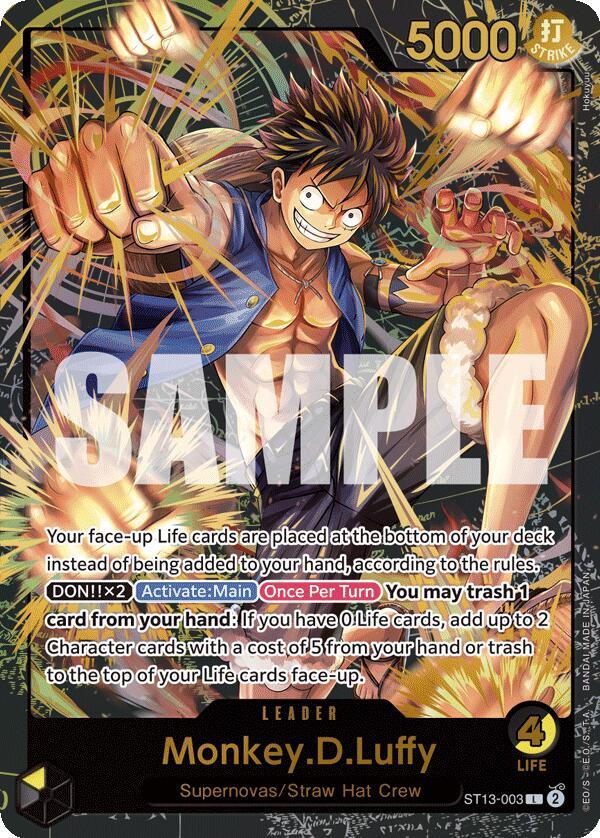 Monkey.D.Luffy (Premium Card Collection -Leader Collection-) [One Piece Promotion Cards] Bandai