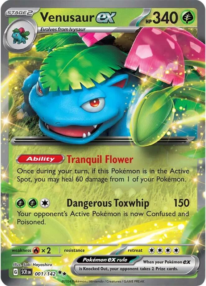 Venusaur ex (001/142) [Scarlet & Violet: Stellar Crown] Pokémon