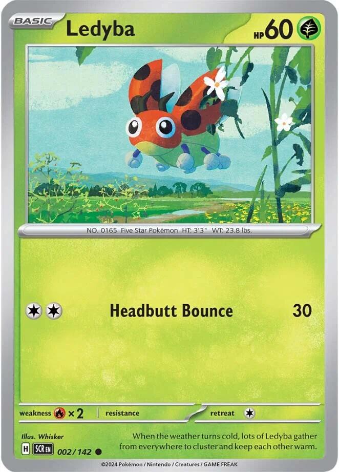 Ledyba (002/142) [Scarlet & Violet: Stellar Crown] Pokémon