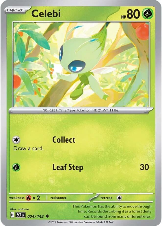 Celebi (004/142) [Scarlet & Violet: Stellar Crown] Pokémon