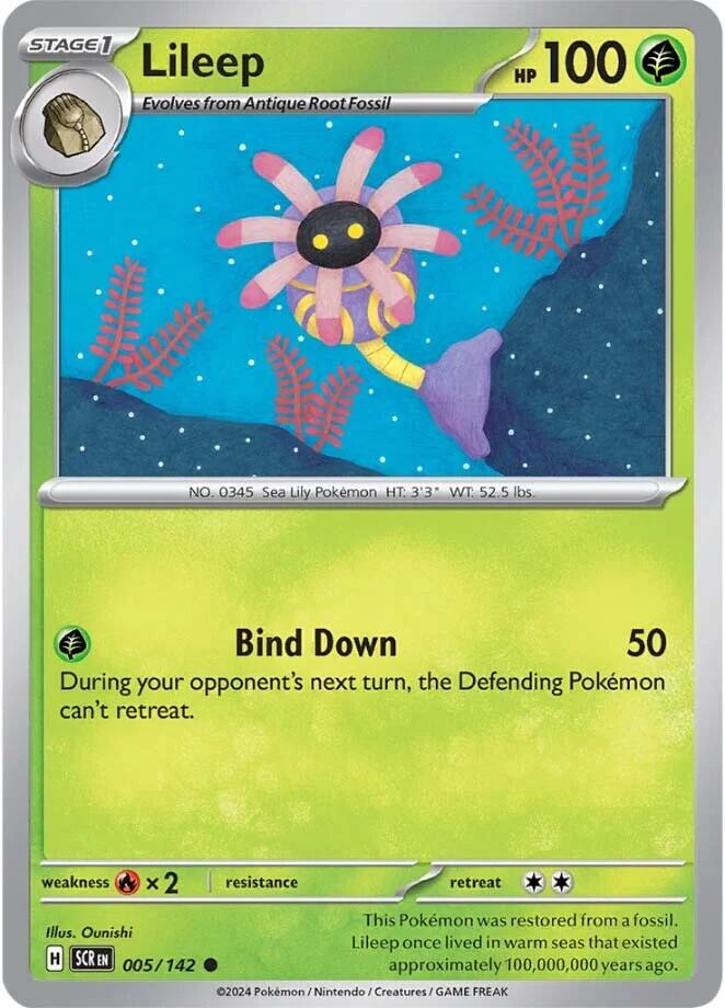 Lileep (005/142) [Scarlet & Violet: Stellar Crown] Pokémon