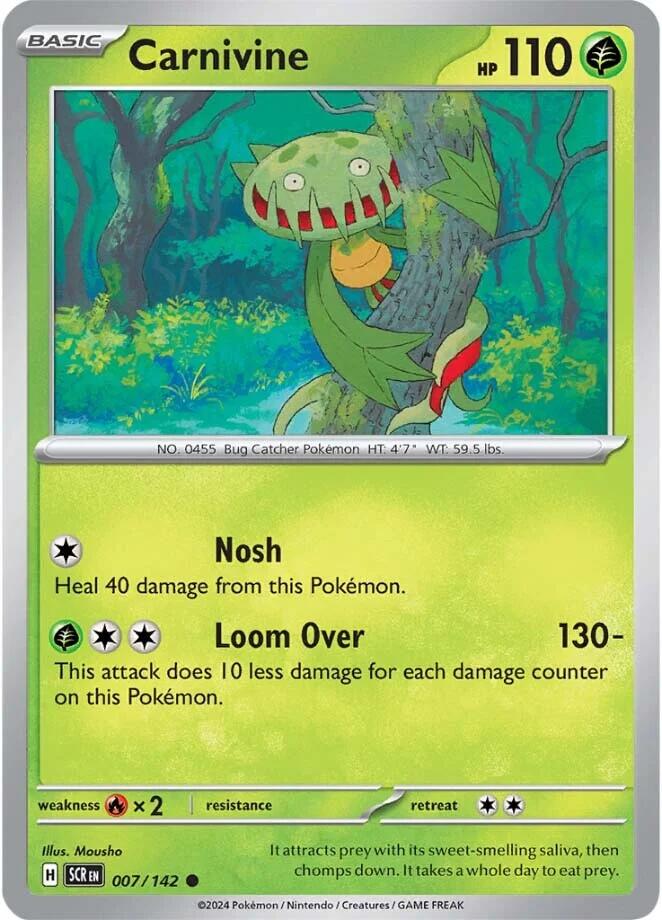 Carnivine (007/142) [Scarlet & Violet: Stellar Crown] Pokémon