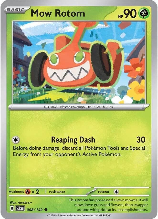 Mow Rotom (008/142) [Scarlet & Violet: Stellar Crown] Pokémon