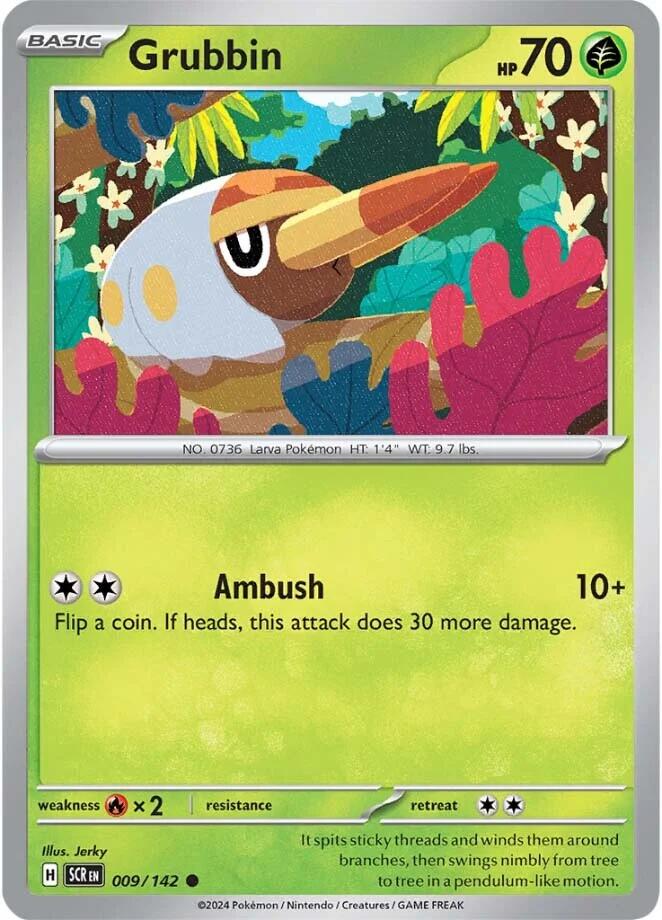 Grubbin (009/142) [Scarlet & Violet: Stellar Crown] Pokémon