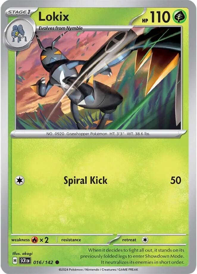 Lokix (016/142) [Scarlet & Violet: Stellar Crown] Pokémon