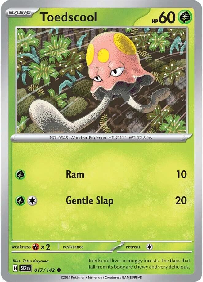 Toedscool (017/142) [Scarlet & Violet: Stellar Crown] Pokémon
