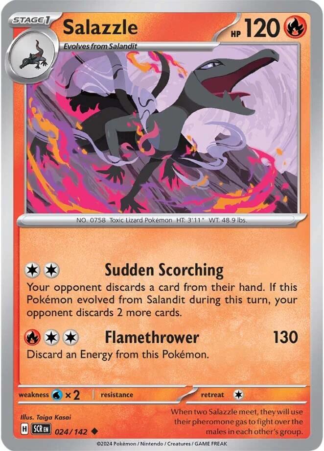Salazzle (024/142) [Scarlet & Violet: Stellar Crown] Pokémon