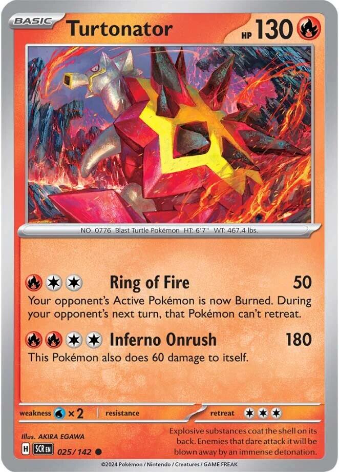 Turtonator (025/142) [Scarlet & Violet: Stellar Crown] Pokémon