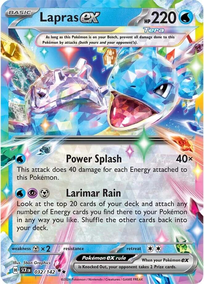 Lapras ex (032/142) [Scarlet & Violet: Stellar Crown] Pokémon