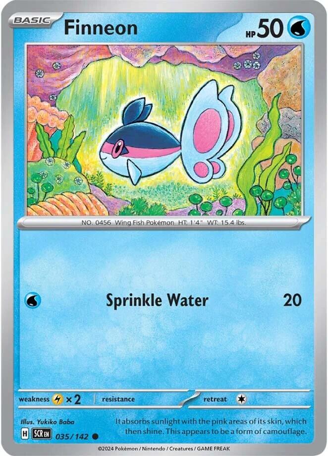 Finneon (035/142) [Scarlet & Violet: Stellar Crown] Pokémon