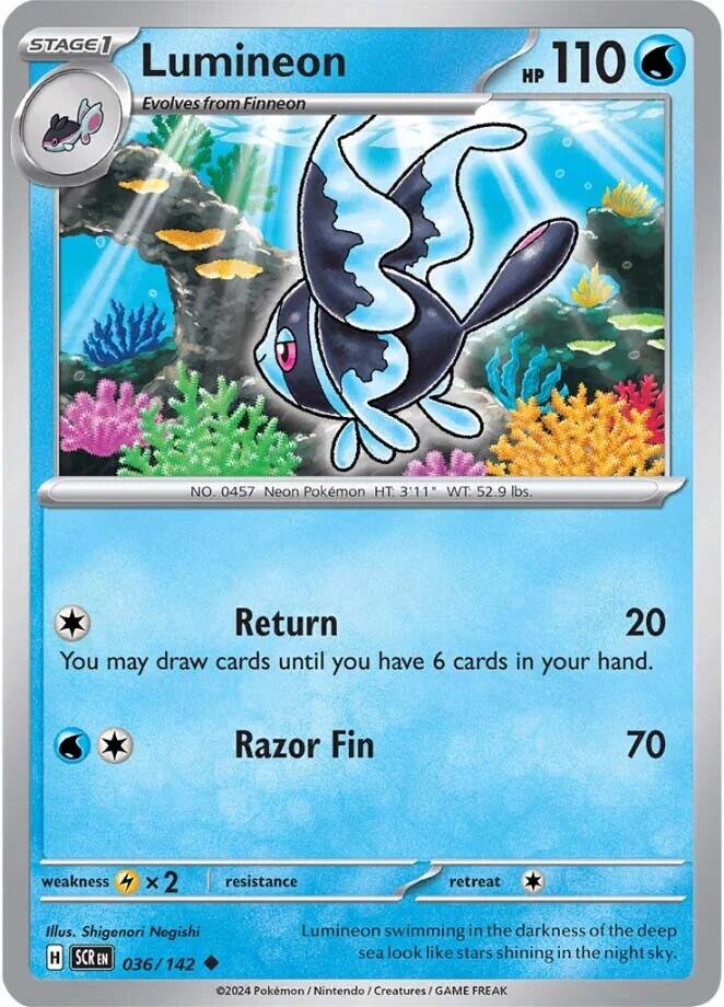 Lumineon (036/142) [Scarlet & Violet: Stellar Crown] Pokémon