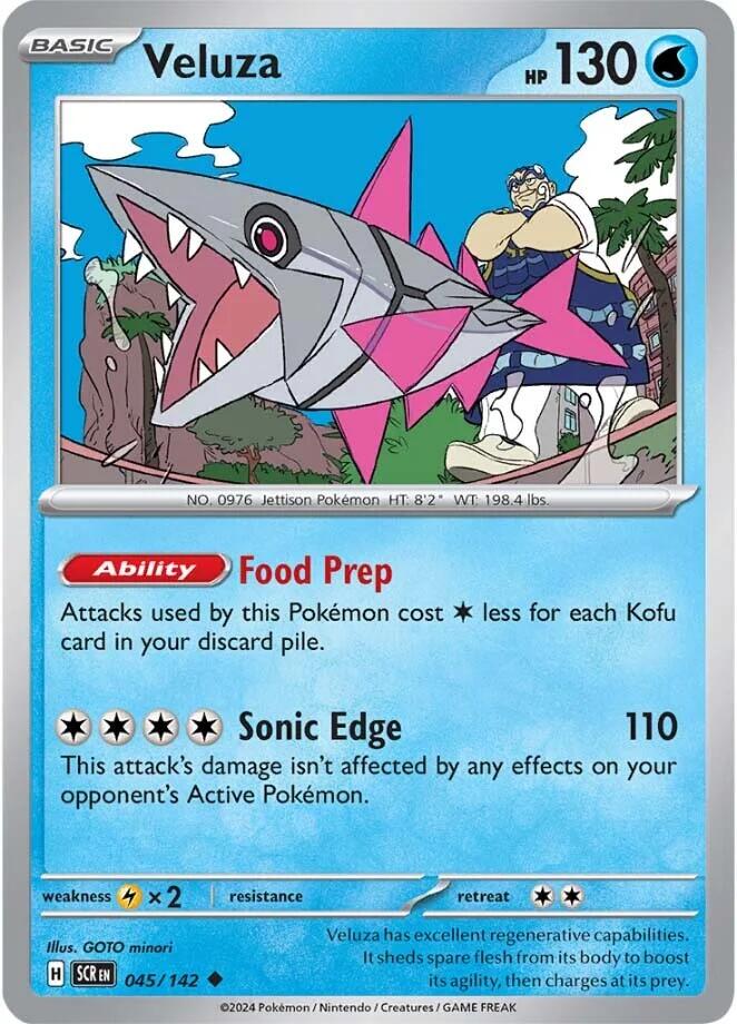 Veluza (045/142) [Scarlet & Violet: Stellar Crown] Pokémon