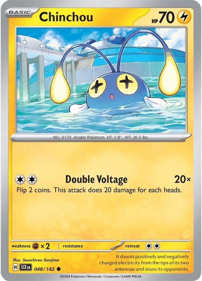 Chinchou (048/142) [Scarlet & Violet: Stellar Crown] Pokémon