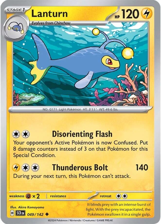 Lanturn (049/142) [Scarlet & Violet: Stellar Crown] Pokémon