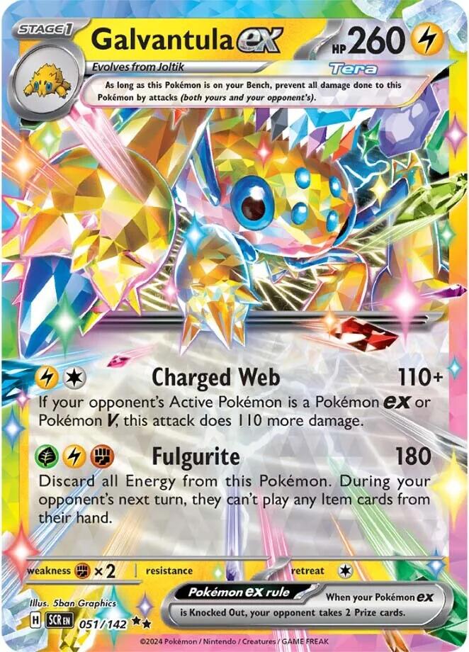 Galvantula ex (051/142) [Scarlet & Violet: Stellar Crown] Pokémon
