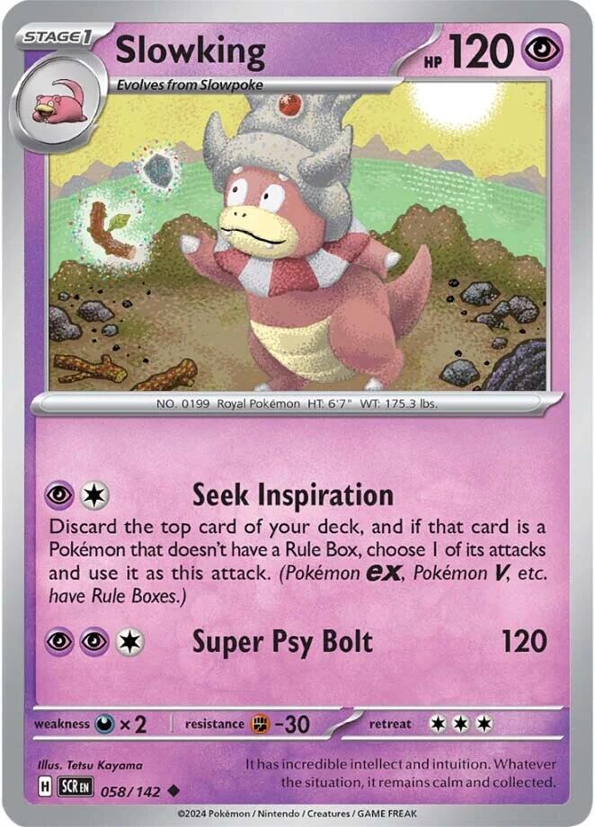 Slowking (058/142) [Scarlet & Violet: Stellar Crown] Pokémon