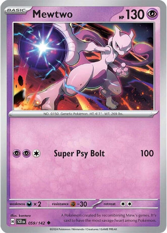 Mewtwo (059/142) [Scarlet & Violet: Stellar Crown] Pokémon