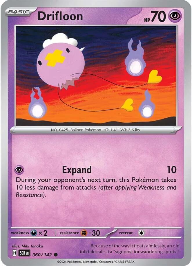 Drifloon (060/142) [Scarlet & Violet: Stellar Crown] Pokémon