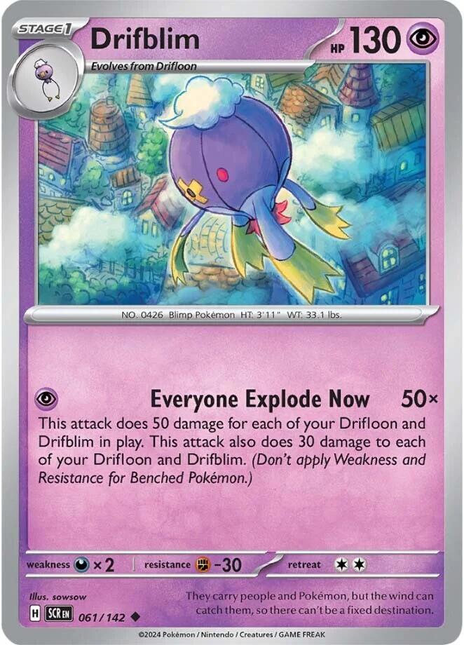 Drifblim (061/142) [Scarlet & Violet: Stellar Crown] Pokémon