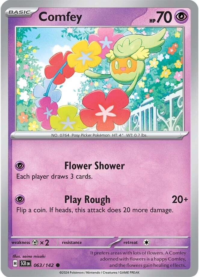 Comfey (063/142) [Scarlet & Violet: Stellar Crown] Pokémon