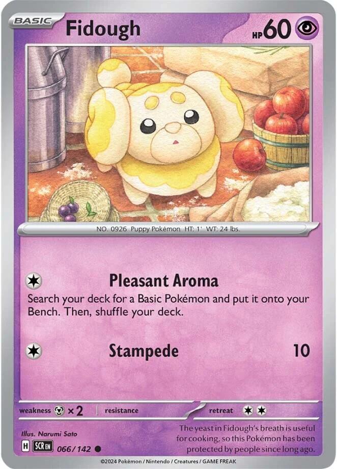 Fidough (066/142) [Scarlet & Violet: Stellar Crown] Pokémon