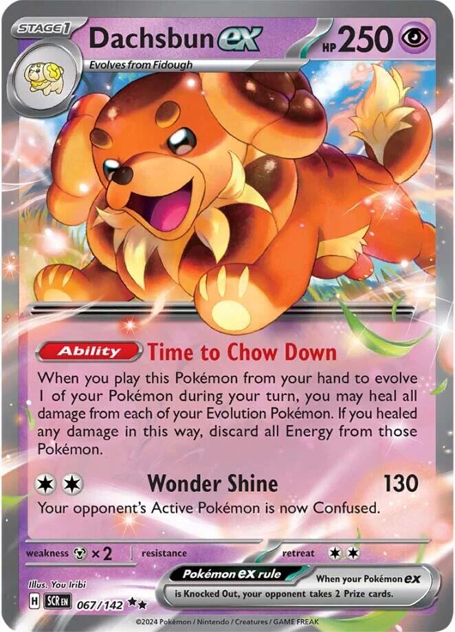Dachsbun ex (067/142) [Scarlet & Violet: Stellar Crown] Pokémon