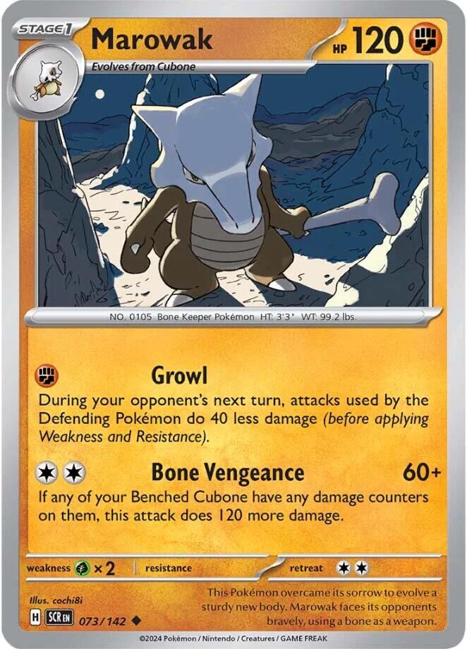 Marowak (073/142) [Scarlet & Violet: Stellar Crown] Pokémon