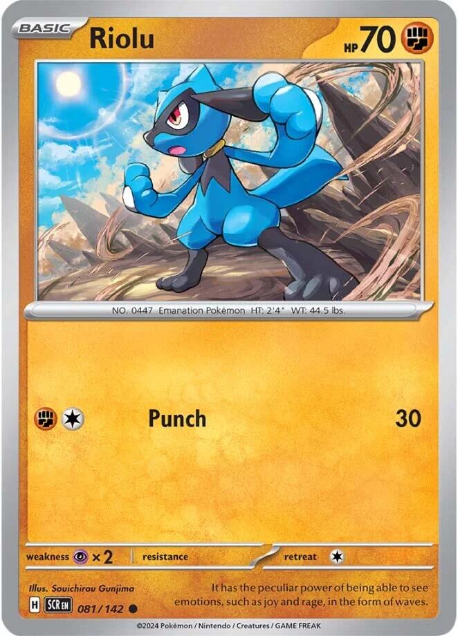 Riolu (081/142) [Scarlet & Violet: Stellar Crown] Pokémon