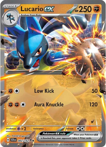 Lucario ex (082/142) [Scarlet & Violet: Stellar Crown] Pokémon