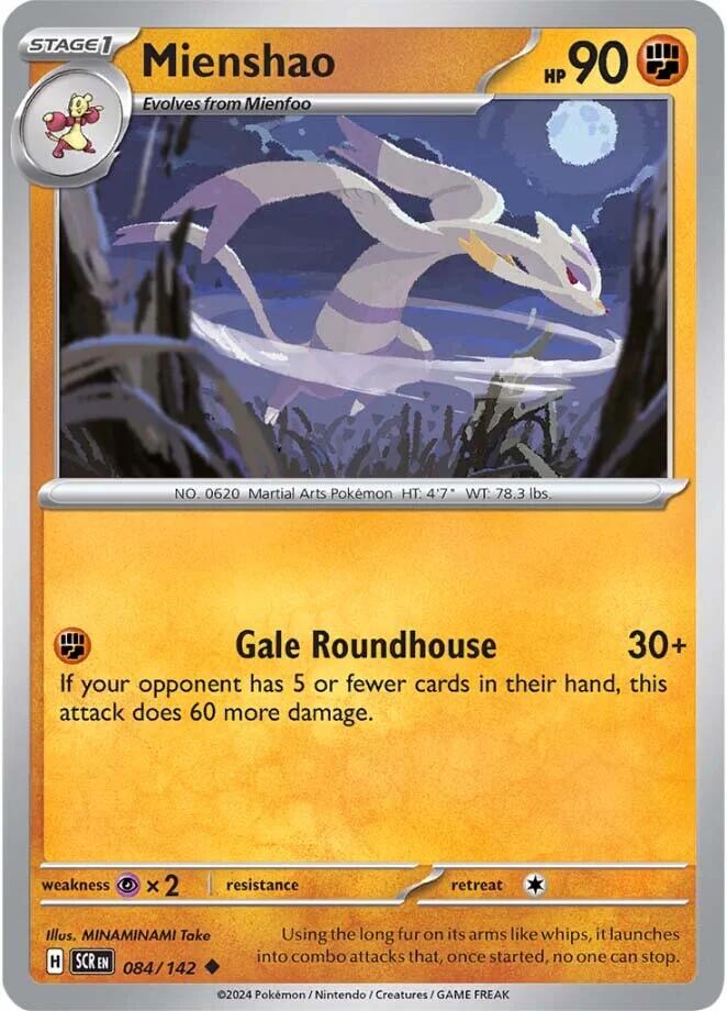 Mienshao (084/142) [Scarlet & Violet: Stellar Crown] Pokémon