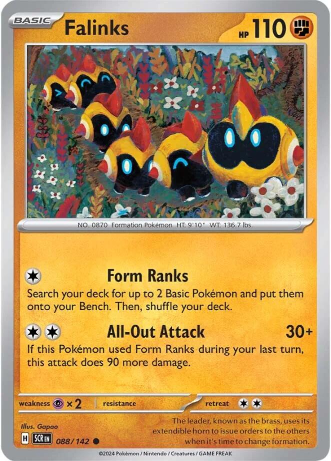 Falinks (088/142) [Scarlet & Violet: Stellar Crown] Pokémon