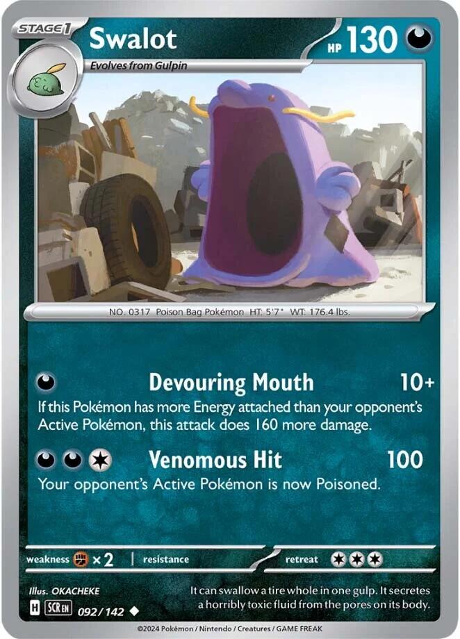 Swalot (092/142) [Scarlet & Violet: Stellar Crown] Pokémon