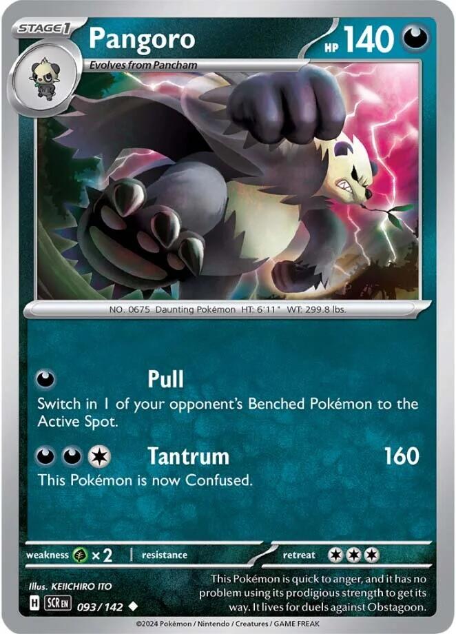 Pangoro (093/142) [Scarlet & Violet: Stellar Crown] Pokémon